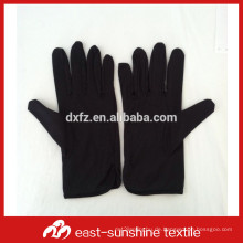 Benutzerdefinierte Logo gedruckt microfiber Elektronik Schmuck schwarze Handschuhe, Mikrofaser Handschuh Staubtücher, Reinigungshandschuhe